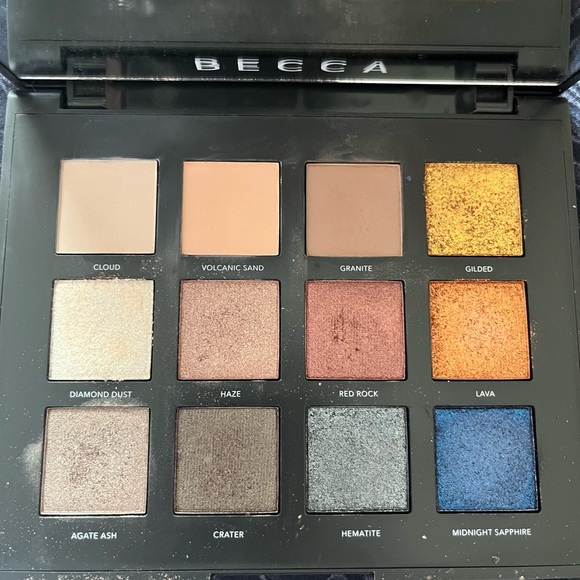 Becca volcano, goddess eyeshadow, palette lightly used. - Picture 1 of 4